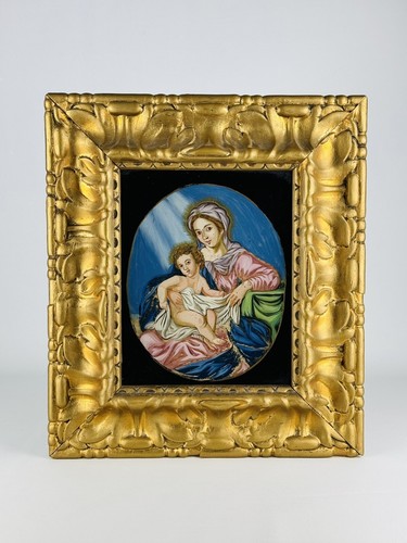 Antico quadro dipinto madonna - antico,