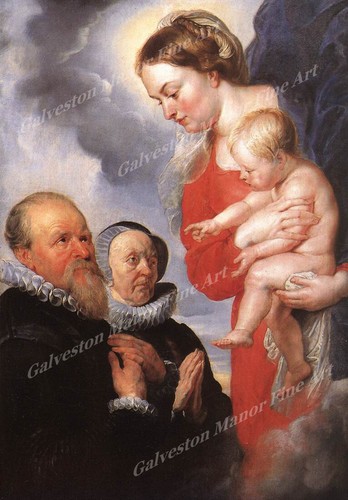 Virgin and child rubens - child, by