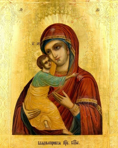 Madonna col bambino stampa - madonna,