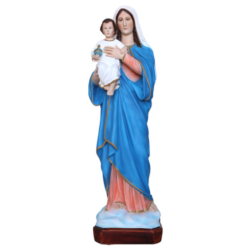 Statua della madonna con - della,
