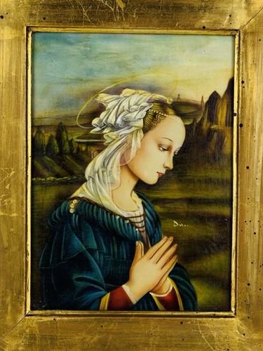 Quadro dipinto figura - figura, madonna
