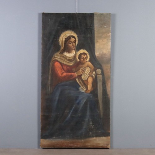 Dipinto antico madonna - antico, con