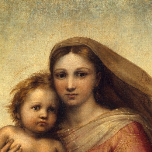 Art print raphael sistine - -,