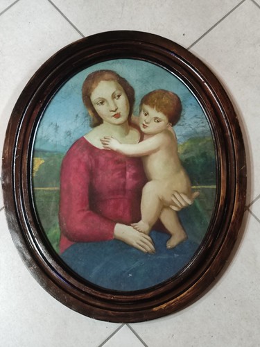 Madonna con bambino - madonna, dipinto