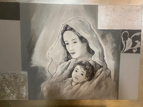 Quadro madonna con - con, bambino
