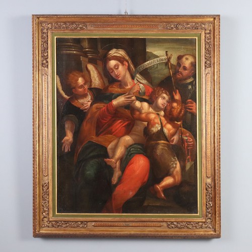 Dipinto antico madonna con - antico,