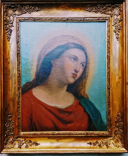 Dipinto antico con madonna - dipinto,