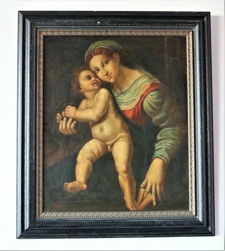 Dipinto madonna con bambino - dipinto, bambino"